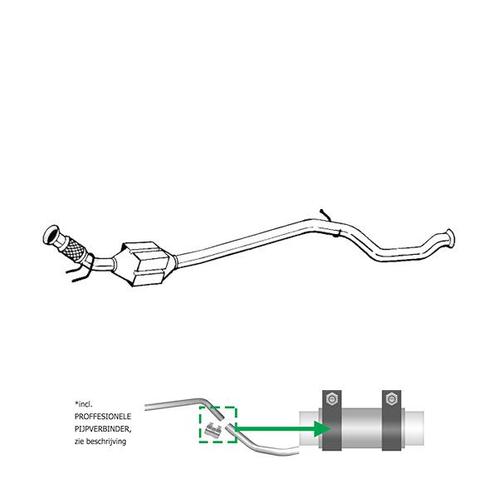 Katalysator voor Peugeot 206, Auto-onderdelen, Uitlaatsystemen, Verzenden
