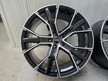 Audi Q3 Q4 Q5 A6 Q7 Q8 Etron 20 inch velgen 5x112 black beschikbaar voor biedingen