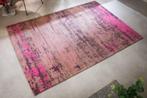 Vintage tapijt MODERN ART 240x160cm roze beige verwassen, Nieuw, Ophalen of Verzenden
