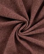 Merino Wol Fleece Bruin Melange, Nieuw, Bruin