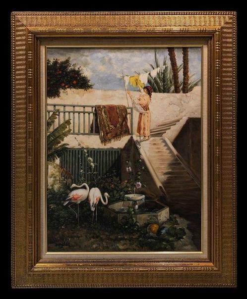Mariano Fortuny (1838-1874), Suiveur de - La belle, Antiek en Kunst, Kunst | Schilderijen | Klassiek