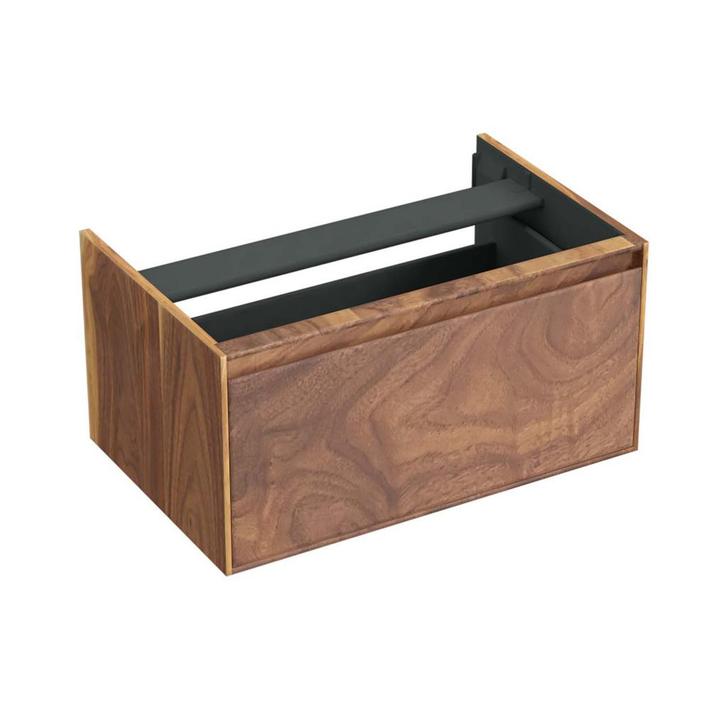 Onderkast Forzalaqua Reno 80x51x40 Cm 1 La Softclose Noten, Huis en Inrichting, Badkamer | Badkamermeubels, Ophalen of Verzenden