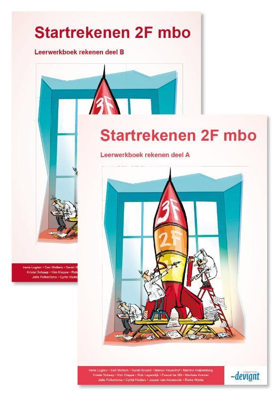 Startrekenen 2F mbo Leerwerkboeken A  B 9789491699931, Boeken, Studieboeken en Cursussen, Zo goed als nieuw, Verzenden