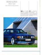1989 BMW ALPINA B12 5.0 BROCHURE DUITS, Boeken, Auto's | Folders en Tijdschriften, Nieuw, Author