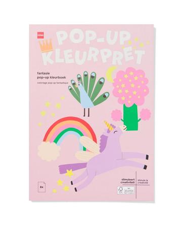 HEMA Kleurboek A4 pop-up fantasie beschikbaar voor biedingen