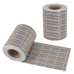 [en.casa] Privacyfolie voor hek vlechtband 35 m grijs mat ro, Verzenden, Nieuw