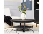 Salontafel Paras Black | 90 cm, Huis en Inrichting, Tafels | Salontafels, Ophalen of Verzenden, Nieuw