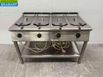 RVS Mareno Twee Dubbele Friteuse frituur 4 x 10 liter 400V, Ophalen of Verzenden, Gebruikt