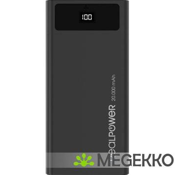 RealPower PB-20k PD powerbank 20000 mAh Zwart beschikbaar voor biedingen