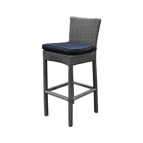 Oxford barstoel grijs wicker, Tuin en Terras, Tuinsets en Loungesets, Nieuw, Ophalen of Verzenden
