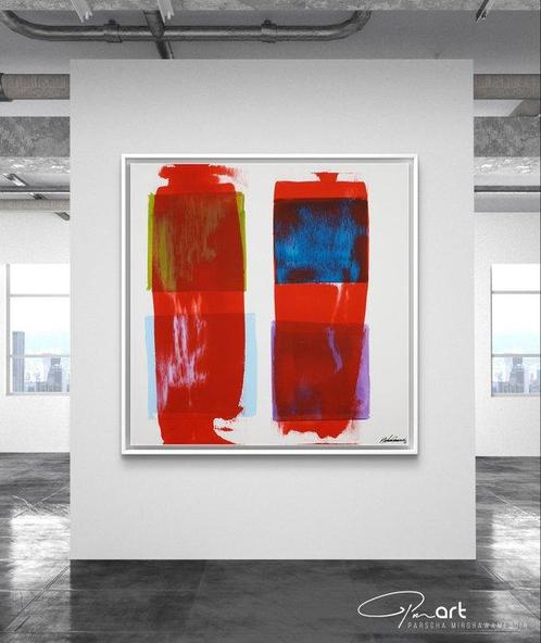 Parscha Mirghawameddin - Rapid Fire - XXL, Antiek en Kunst, Kunst | Schilderijen | Modern