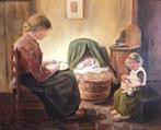 De Beule Thilda (XX) - Moeder met baby interieur, Antiek en Kunst