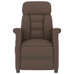 vidaXL Massagestoel Bruin Microfiber Stof, Sport en Fitness, Massageproducten, Verzenden, Nieuw