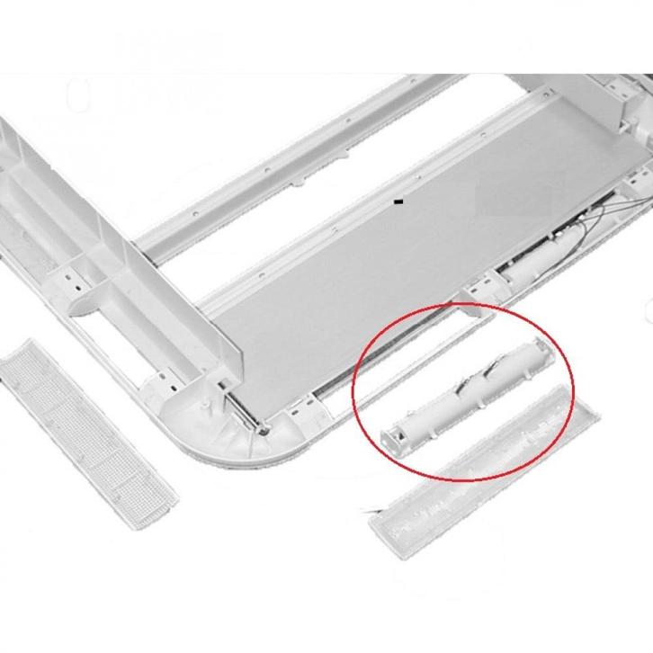 Dometic Heki 2 deLuxe lamphouder 580E29, Caravans en Kamperen, Camper-accessoires, Nieuw, Ophalen of Verzenden