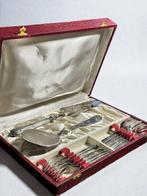 Tafelservies - Metaal - Geschenkdoos van verzilverd metaal