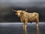Beeld, Large Highland Cow Statue - 18.5 cm - Hars, Antiek en Kunst, Curiosa en Brocante