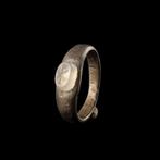 Oud-Romeins Zilver Ring met vroegchristelijke