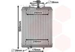 RADIATOR VOOR CITROEN C1 2014- 1330P4, Ophalen of Verzenden, Nieuw