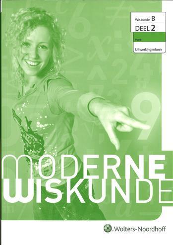 Moderne Wiskunde Uitwerkingen wiskunde B 2 vwo 9789001606732, Boeken, Techniek, Zo goed als nieuw, Verzenden