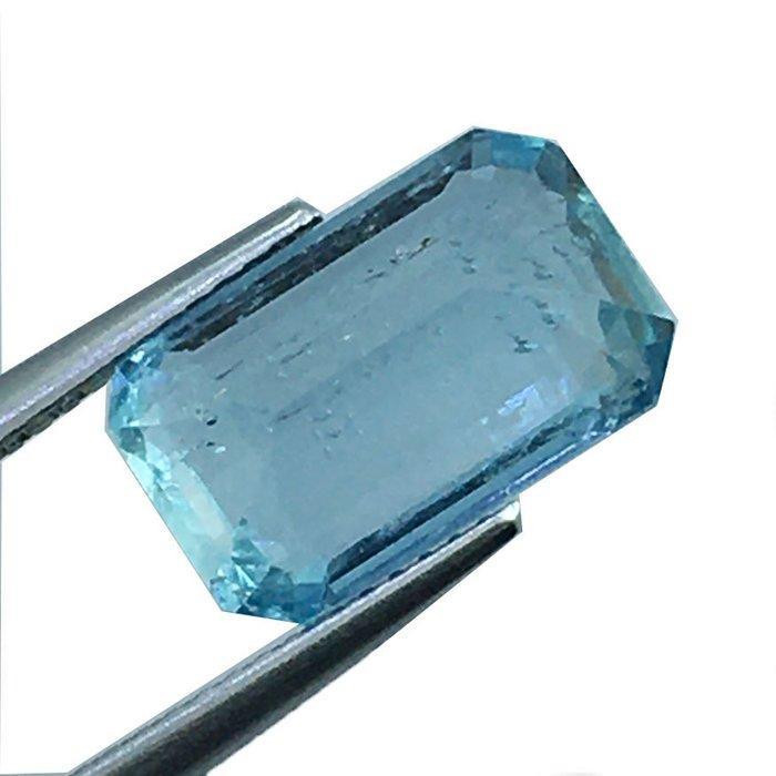 Zonder Minimumprijs - 1 pcs Blauw Aquamarijn - 4.46 ct -, Sieraden, Tassen en Uiterlijk, Edelstenen