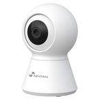 Nivian IPC-IS5 Full HD 4MP witte Wi-Fi mini PT babyfoon, Nieuw, Ophalen of Verzenden