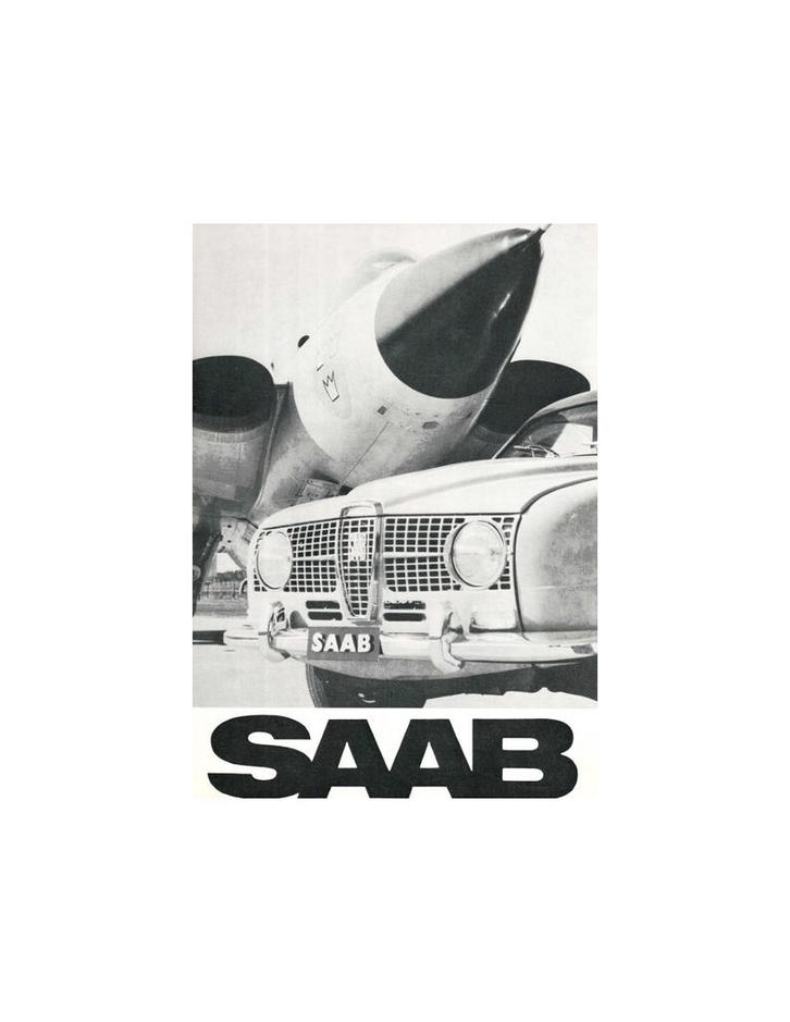 1967 SAAB SAFETY BROCHURE ENGELS, Boeken, Auto's | Folders en Tijdschriften