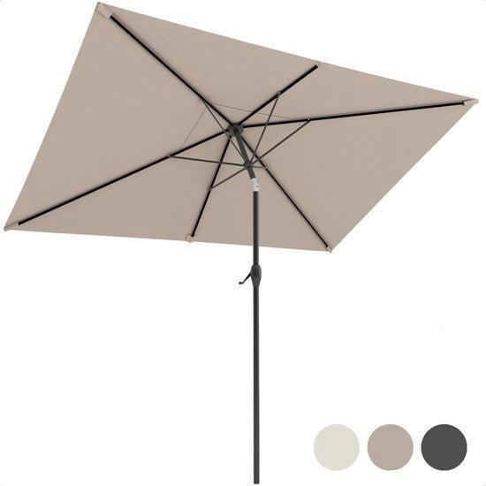 2dekans | LifeGoods Parasol - 270x180cm - 30° Kantelbaar -, Tuin en Terras, Parasols, Zo goed als nieuw, Ophalen of Verzenden
