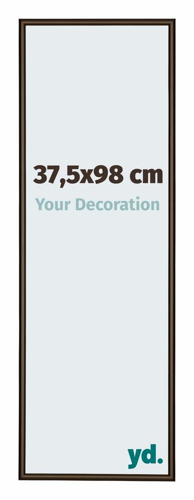 Fotolijst 37,5x98 cm - Walnoot Structuur - Aluminium - New, Huis en Inrichting, Woonaccessoires | Lijsten, Nieuw, Verzenden