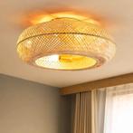 Bamboe LED Plafondventilator 50 cm Stil Design, Verzenden, Nieuw