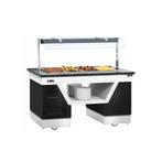 GGM Gastro | Warm buffet toonbank BELFAST - 1600mm - met |, Verzenden, Nieuw in verpakking, Hotelinrichting