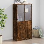vidaXL buffetkast met deuren 68x37x142 cm bewerkt hout, Minder dan 50 cm, Verzenden, Nieuw, Minder dan 100 cm