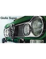 1966 ALFA ROMEO GIULIA SUPER BROCHURE ENGELS, Boeken, Auto's | Folders en Tijdschriften, Nieuw, Alfa Romeo, Author