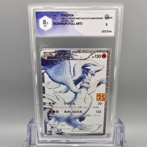 RESHIRAM 25th Graded card - Graad 9.5, Hobby en Vrije tijd, Verzamelkaartspellen | Pokémon