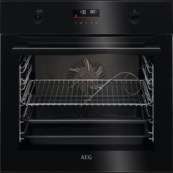 AEG BCE556360B oven 71 l A+ Zwart - steam bake599, Witgoed en Apparatuur, Ovens, Nieuw, Ophalen of Verzenden