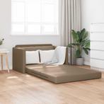 vidaXL Sofa Bed Cappuccino 124 x 71 x 78 cm Kunstleer, Huis en Inrichting, Verzenden, Nieuw, Leer, Minder dan 150 cm