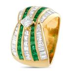 Ring - 18 karaat Geel goud, 18K geelgouden ring met 2,67 ct, Sieraden, Tassen en Uiterlijk, Ringen, Nieuw