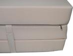Opvouwbaar matras - waterdicht - 195x65x10 cm - beige, Huis en Inrichting, Slaapkamer | Matrassen en Bedbodems, Ophalen of Verzenden