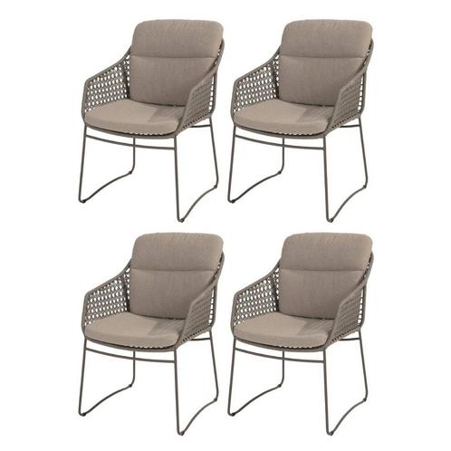 Moretti hoge rug dining tuinstoel terre 4 Seasons Outdoor, Tuin en Terras, Tuinstoelen, Nieuw, Ophalen of Verzenden
