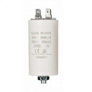 Condensator - Aanloop - 12.0 F (Max. 450V, Aarde), Doe-het-zelf en Verbouw, Elektra en Kabels, Nieuw, Verzenden