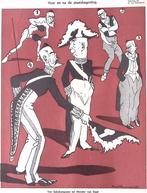 Spotprent over Piet Aalberse en de staatsbegroting (Lithos), Antiek en Kunst, Kunst | Litho's en Zeefdrukken, Verzenden