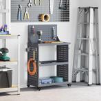 vidaXL Gereedschapswagen Antraciet 65 x 35 x 111 cm, Verzenden, Nieuw