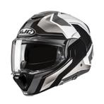 HJC F100 Bios Grijs Zilver Systeemhelm, Nieuw met kaartje, XS, Systeemhelm, HJC