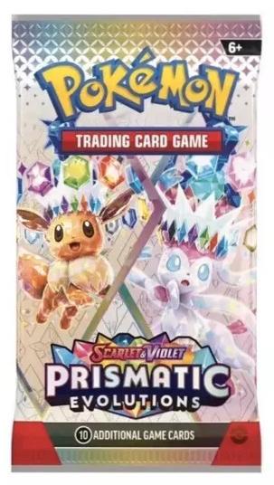Pokémon TCG Scarlet & Violet Prismatic Evolutions-Booster, Hobby en Vrije tijd, Verzamelkaartspellen | Overige, Nieuw, Ophalen of Verzenden