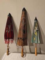 . - Antieke Set Japanse Parasolparapluen uit de Jaren 1910,