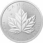 5 Troy Ounce - Zilver .999 - Maple Leaf 2026 - 155,5 gram -, Postzegels en Munten, Edelmetalen en Baren