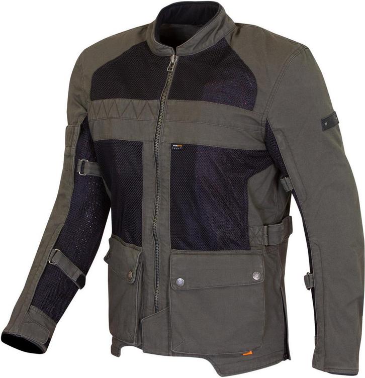 Merlin Mahala D3O Raid Explorer Olijfgroen Textiele Motorjas, Motoren, Kleding | Motorkleding, Heren, Nieuw met kaartje, Jas | textiel