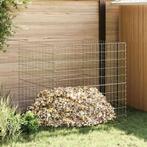 vidaXL Composteerder Grijs Staal, Tuin en Terras, Verzenden, Nieuw, IJzer