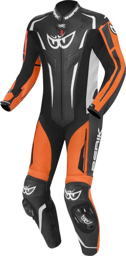 Berik RSF-Teck Perforated Zwart Oranje Wit 1-Delig Motorpak, Motoren, Kleding | Motorkleding, Heren, Nieuw met kaartje, Overall