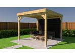 Veiling - Overkapping met achterwand 300x400cm, Tuin en Terras, Overkappingen, Nieuw