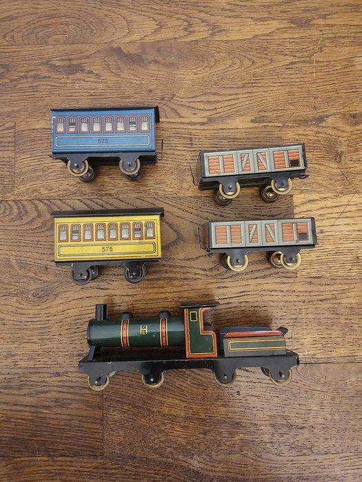 HESS - Blikken speelgoedtrein - HESS penny toy blikken trein, Antiek en Kunst, Antiek | Speelgoed